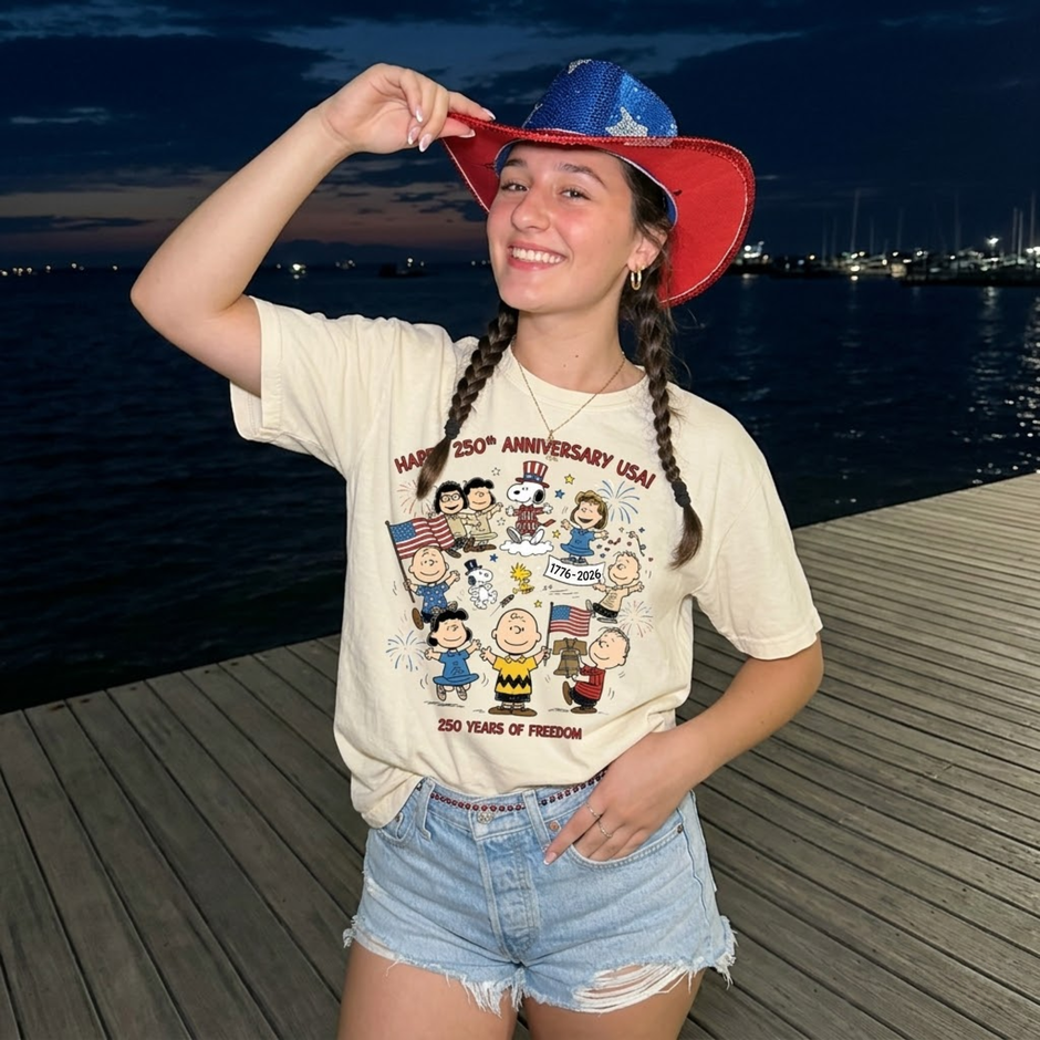 Happy 250th Anniversary USA Vintage T-shirt