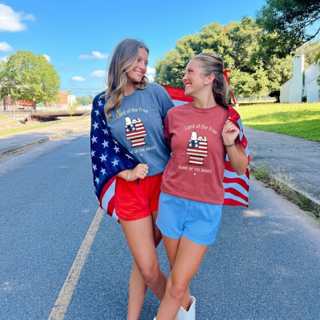 4th Of July Land of the Free T-shirt