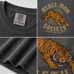 Rebel Mom Tiger Graphic Shirt