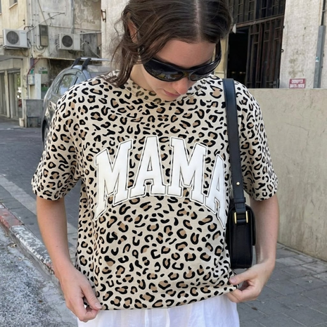 PUFF MAMA Leopard T-shirt