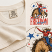 Freedom 250 Years Cowgirl Graphic T-Shirt