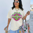 Raisin' Hell Checkered Graphic T-shirt