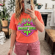 Raisin' Hell Checkered Graphic T-shirt
