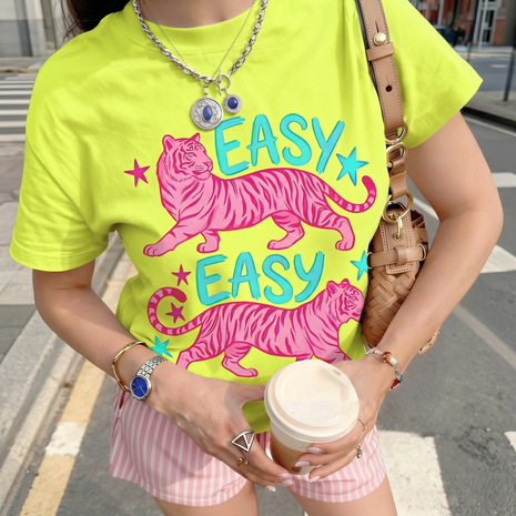 Easy Tiger Girly Preppy T-shirt