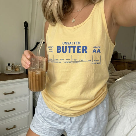Unsalted Butter Tank Top