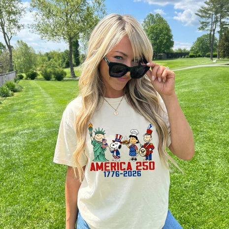 America 250th Anniversary Patriotic T-shirt
