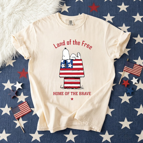 4th Of July Land of the Free T-shirt