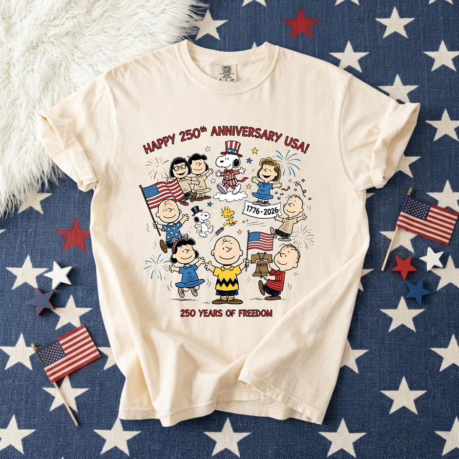 Happy 250th Anniversary USA Vintage T-shirt