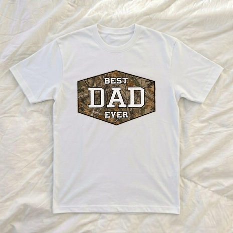 Best Dad Ever Camo Matching T-Shirts