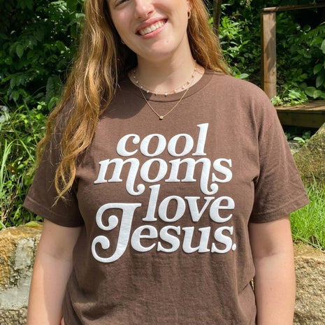 PUFF Cool Moms Love Jesus Graphic T-shirt