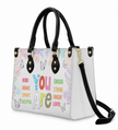 You Are Enough Inspirational Leather Handbag