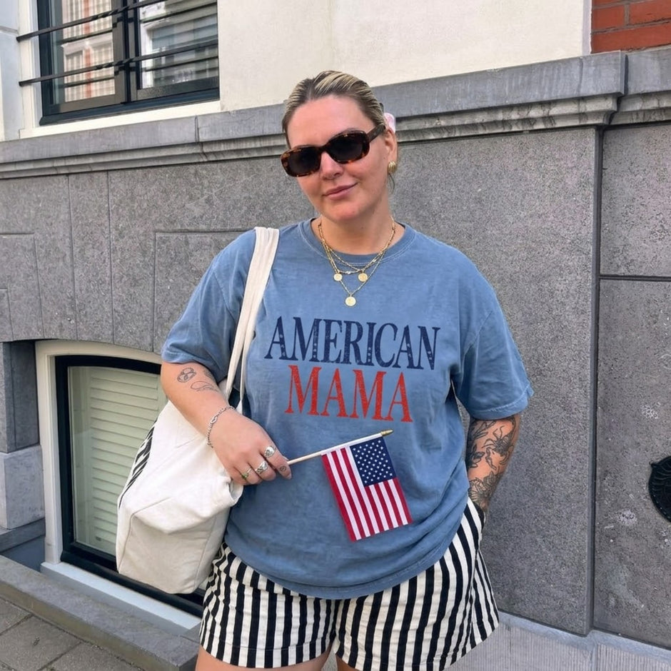 American Mama Red White and Blue T-shirt