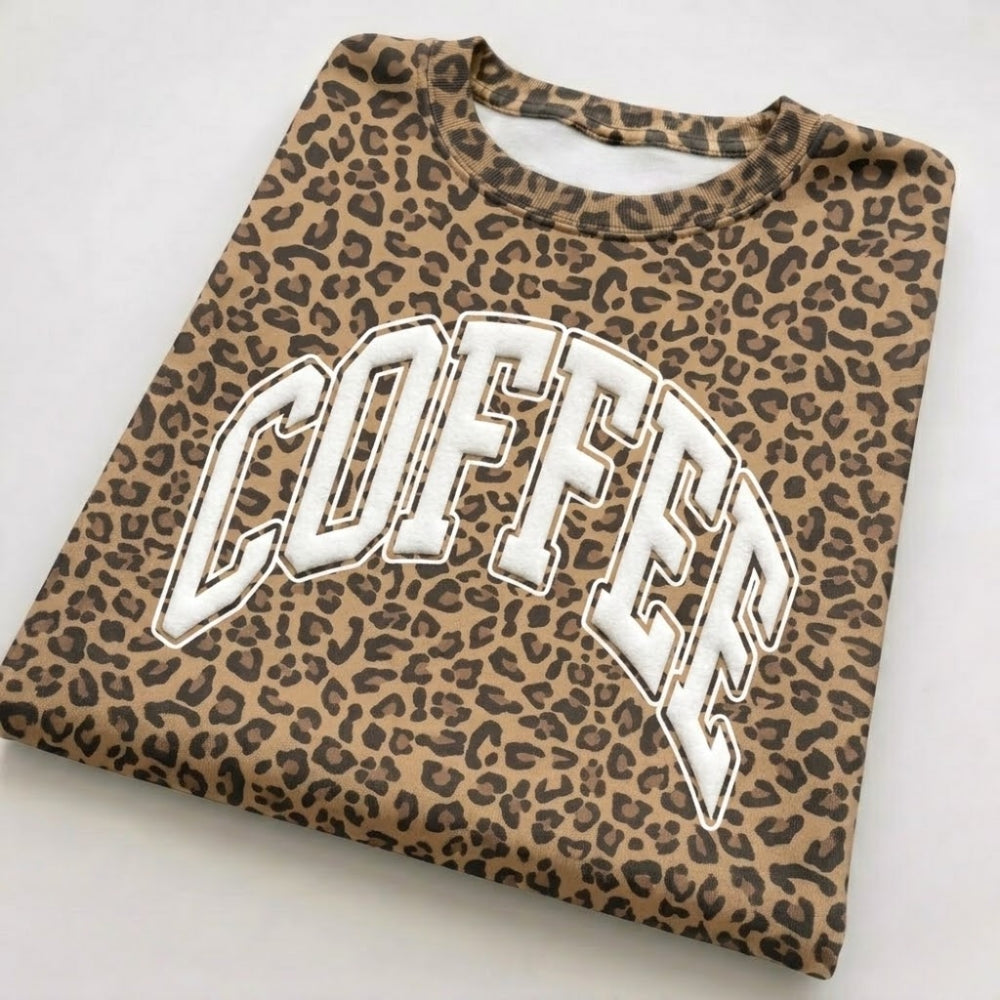 PUFF Coffee Leopard T-shirt