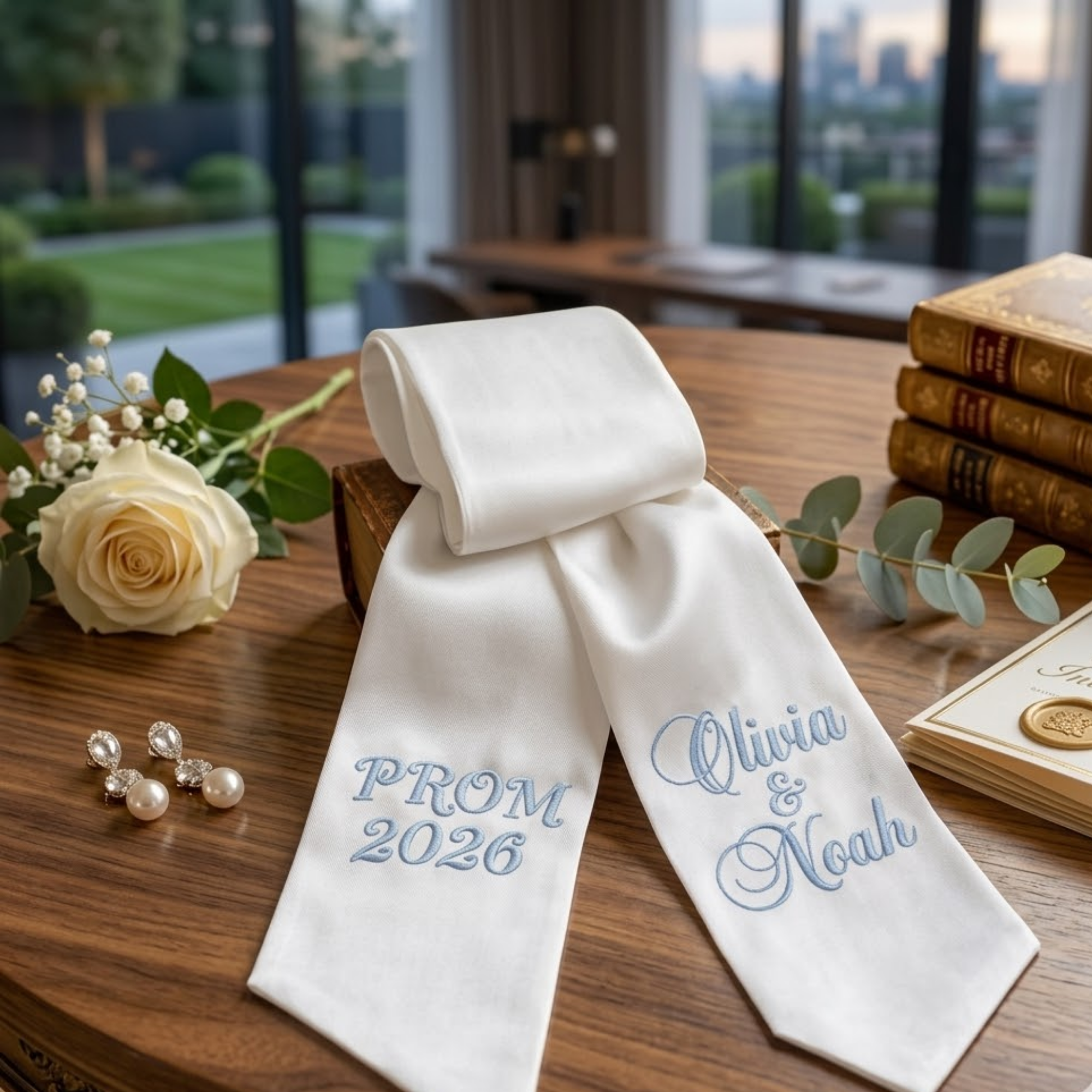 Personalized Name Prom 2026 Bouquet Sash