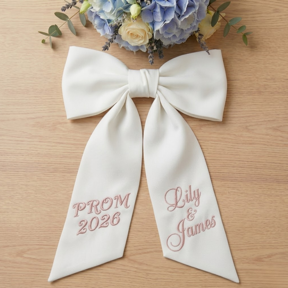Personalized Name Prom 2026 Bouquet Sash