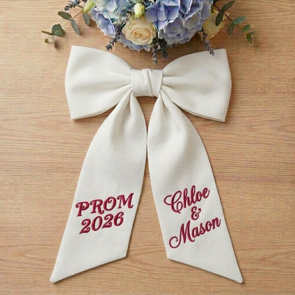 Personalized Name Prom 2026 Bouquet Sash