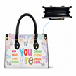 You Are Enough Inspirational Leather Handbag