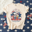 America 250th Anniversary Patriotic Dog T-shirt