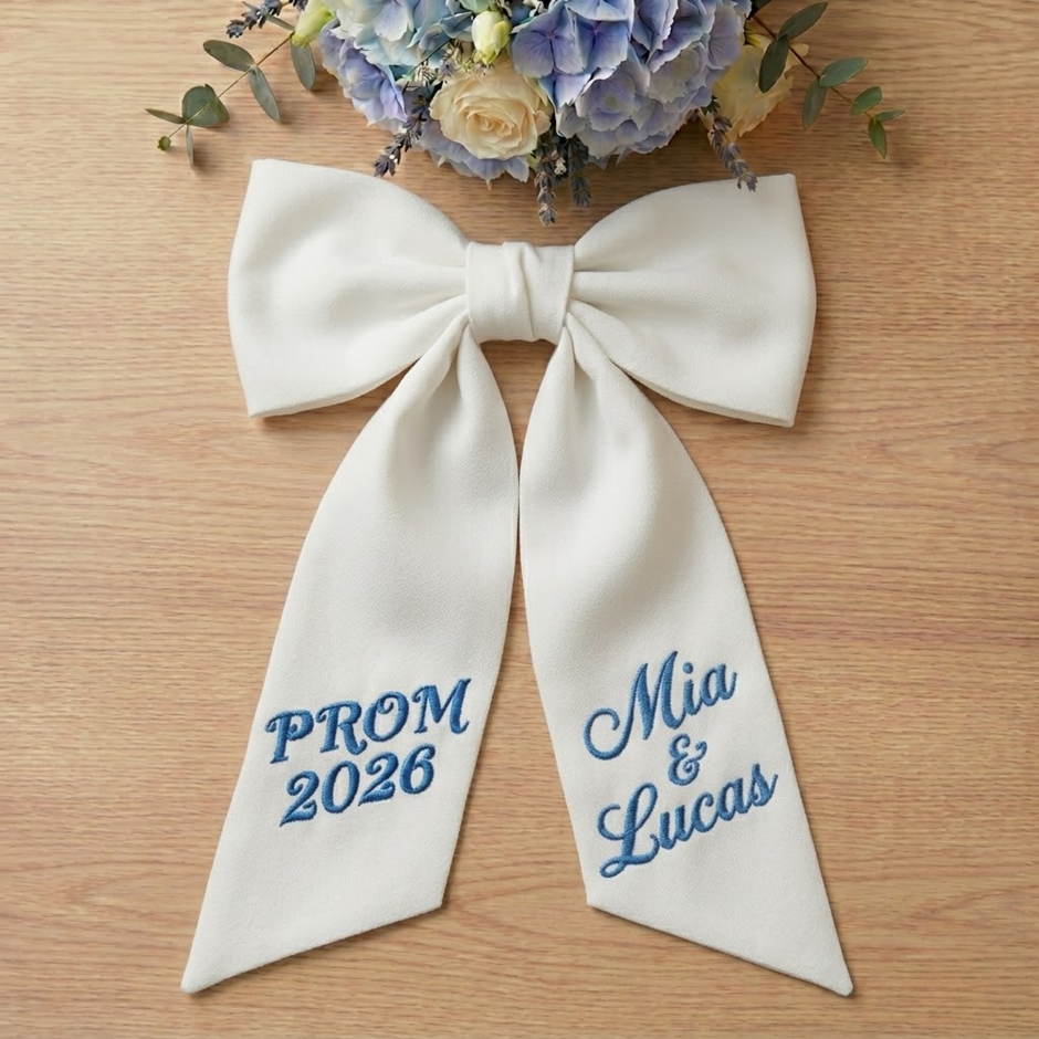 Personalized Name Prom 2026 Bouquet Sash