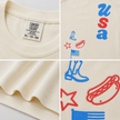 USA Doodles Graphic T-Shirt