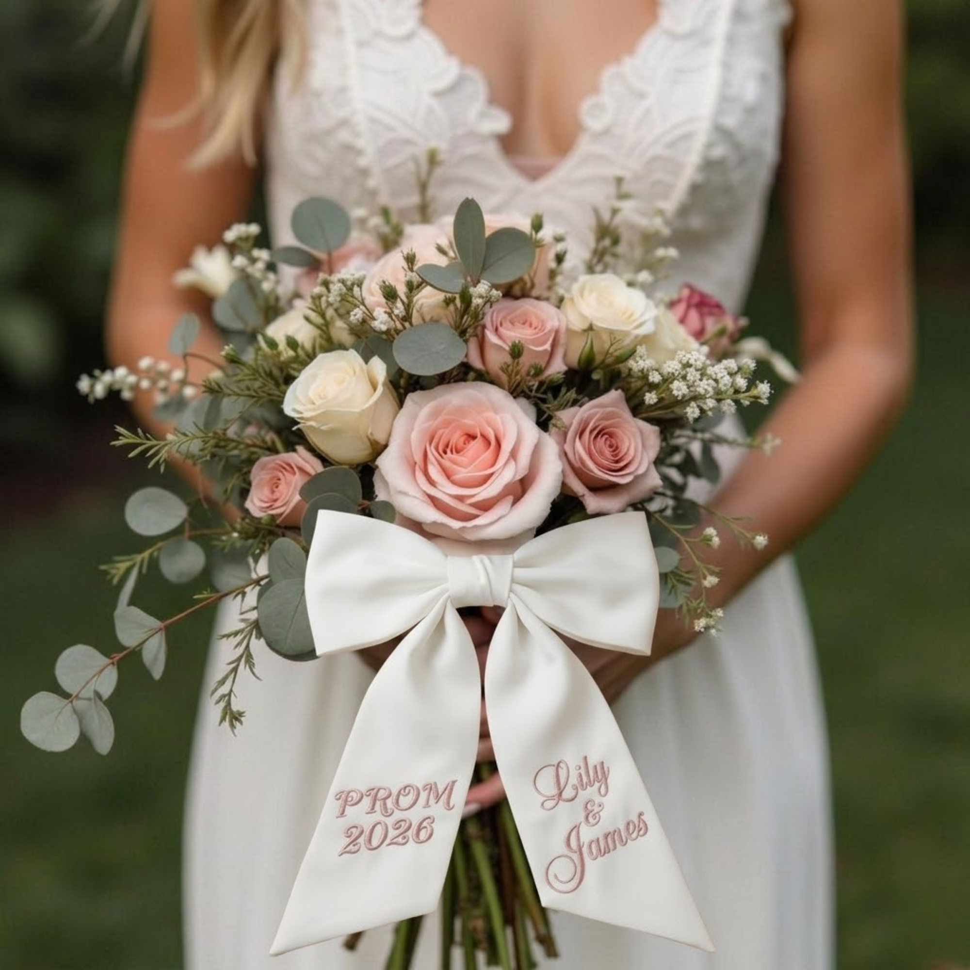 Personalized Name Prom 2026 Bouquet Sash