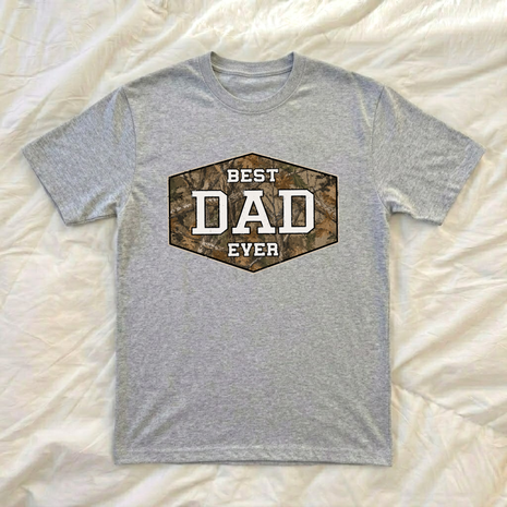 Best Dad Ever Camo Matching T-Shirts