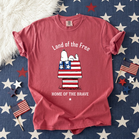 4th Of July Land of the Free T-shirt