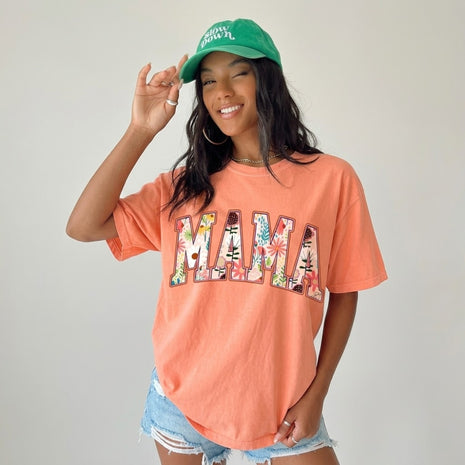 Floral Mama Aesthetic T-shirt