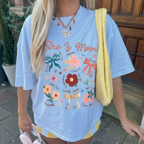She Is Mom Coquette T-shirt
