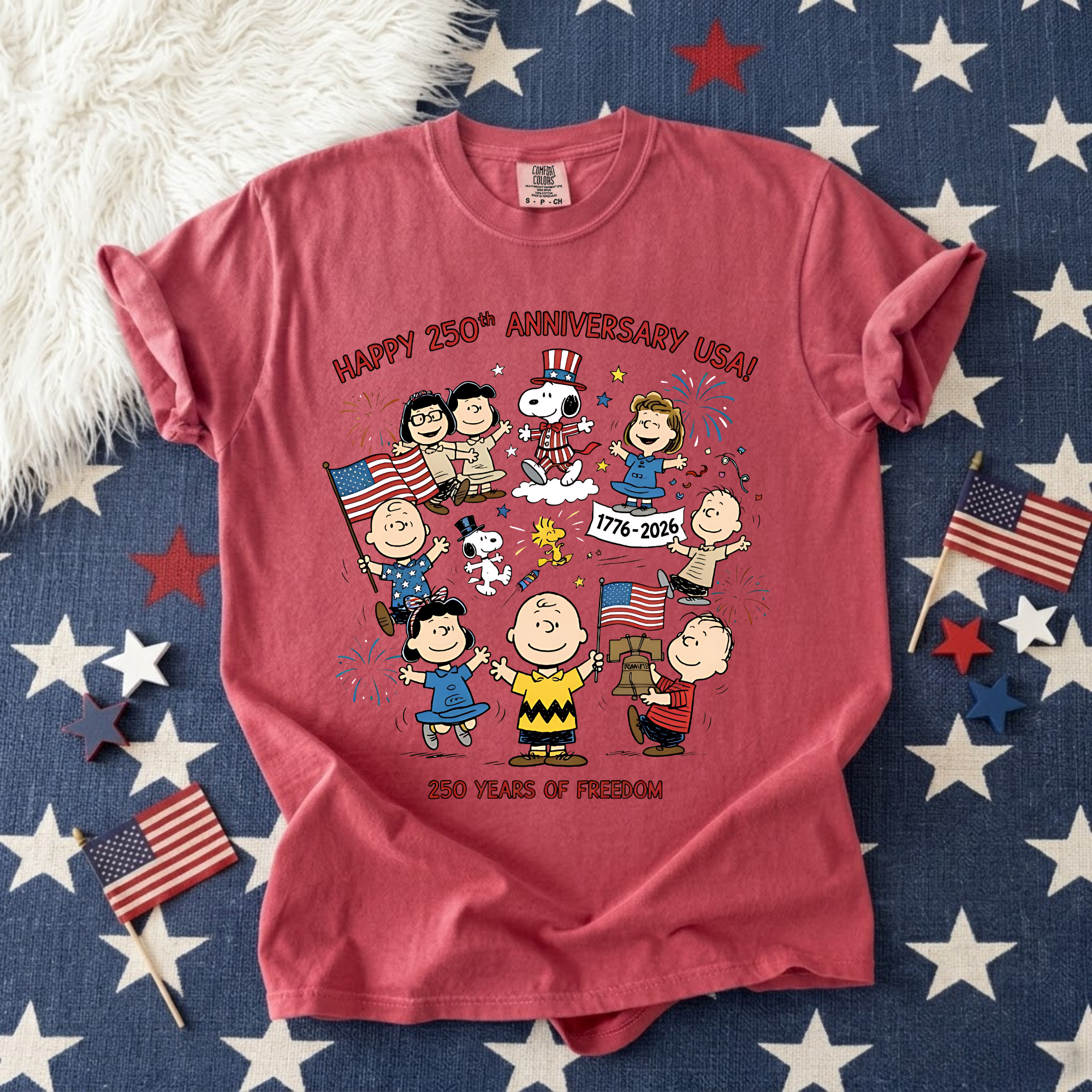 Happy 250th Anniversary USA Vintage T-shirt