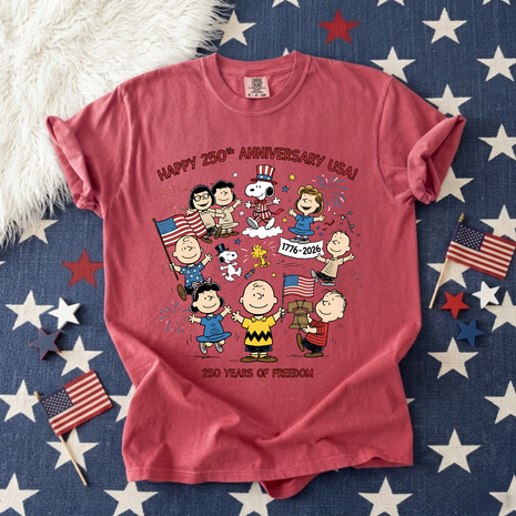 Happy 250th Anniversary USA Vintage T-shirt