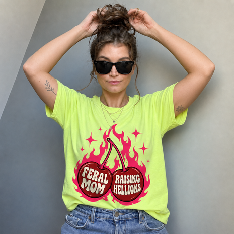 Feral Moms Raising Hellions T-shirt