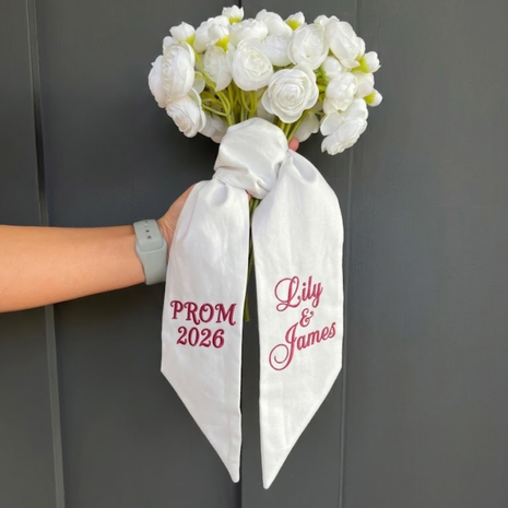 Personalized Name Prom 2026 Bouquet Sash