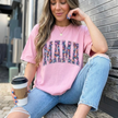 Boho Mama Flower Graphic T-shirt