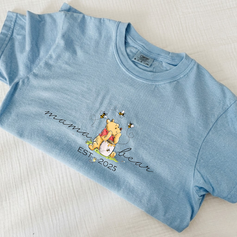 Personalized Mama Bear Graphic T-shirt