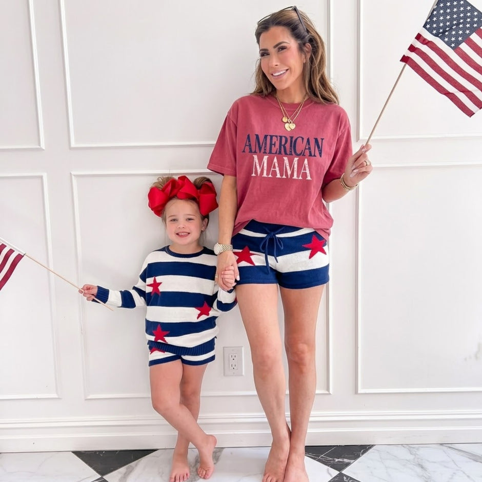 American Mama Red White and Blue T-shirt