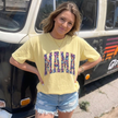 Boho Mama Flower Graphic T-shirt