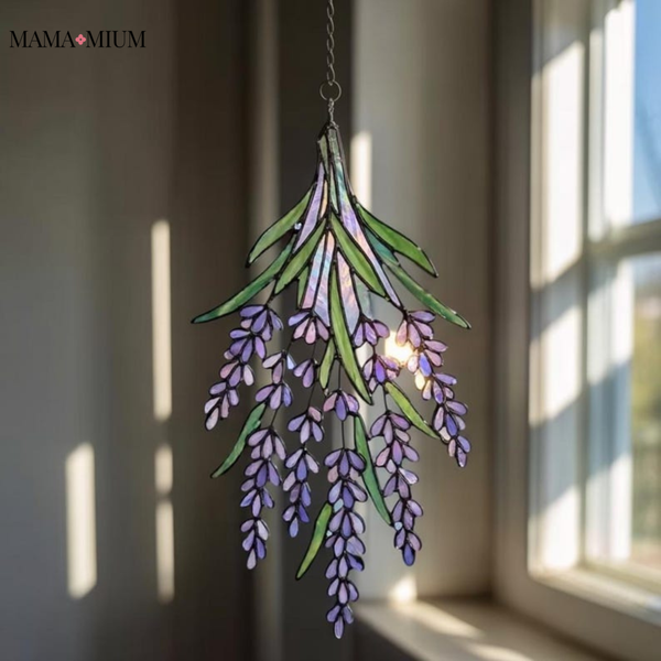 Lavender Acrylic Suncatcher Window Decor