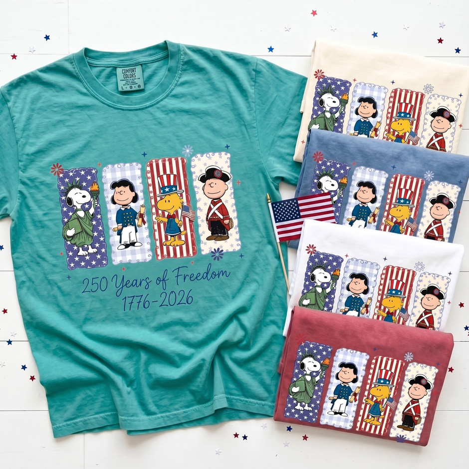 USA 250 Years Patriotic 4th of July T-shirt