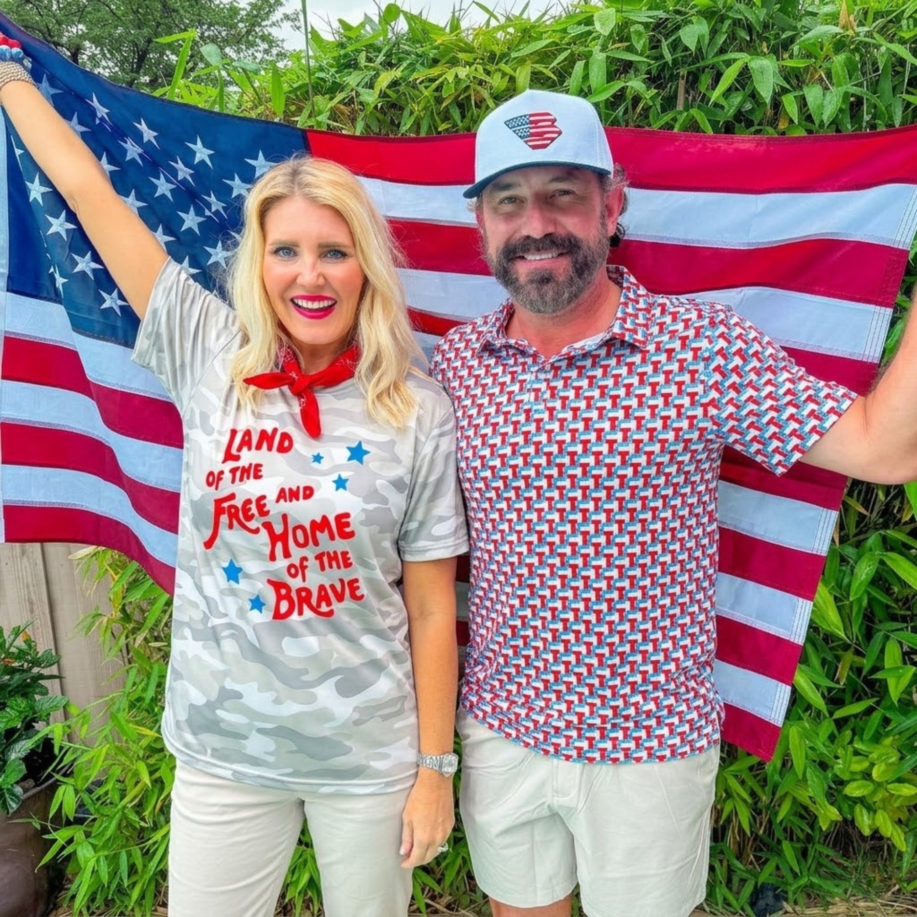 All Over Print Celebrate Freedom 4th of July T-shirt