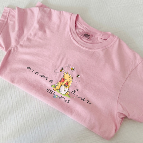 Personalized Mama Bear Graphic T-shirt