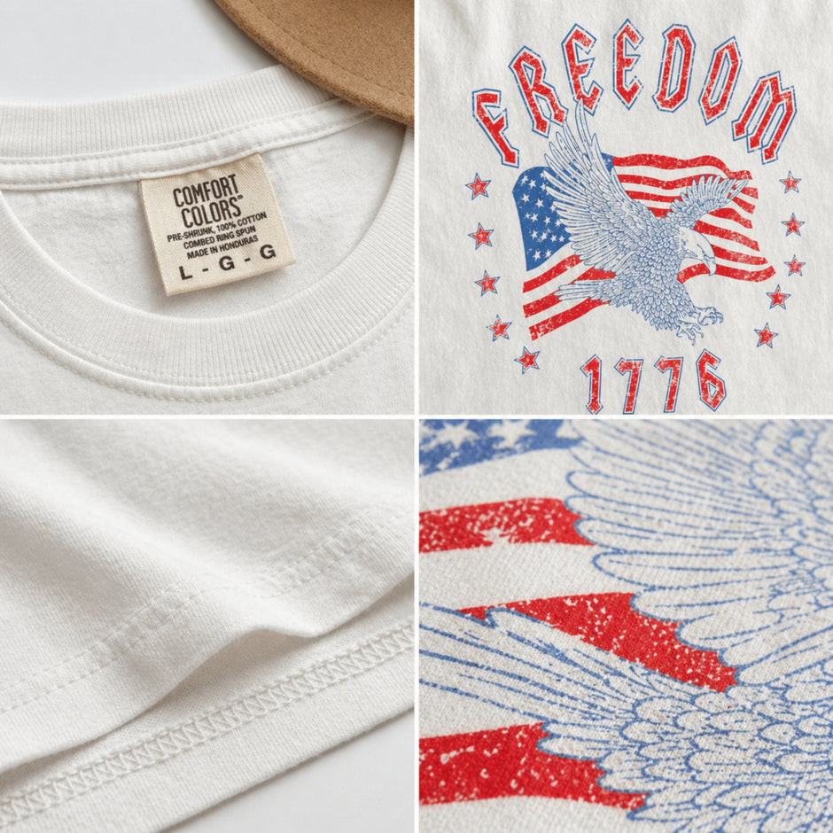 Freedom Eagle 1776  T-shirt