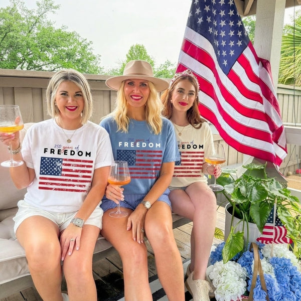 American Flag 250 Years Patriotic T-shirt