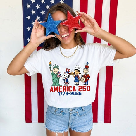 America 250th Anniversary Patriotic T-shirt