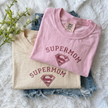 Embroidered Supermom T-shirt