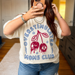 Overstimulated Moms Club Cherry T-Shirt