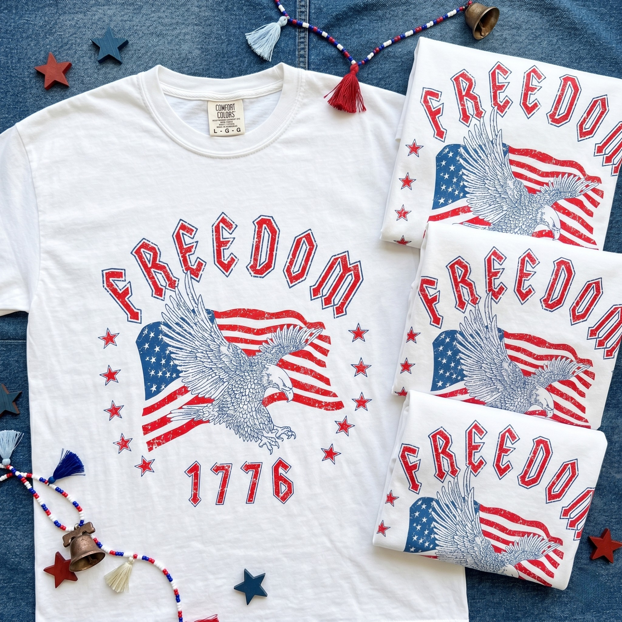 Freedom Eagle 1776  T-shirt