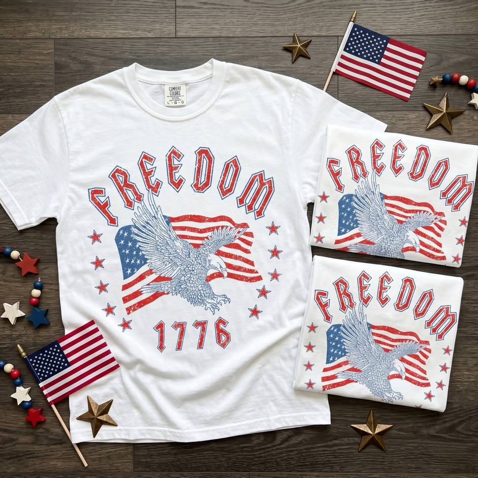 Freedom Eagle 1776  T-shirt