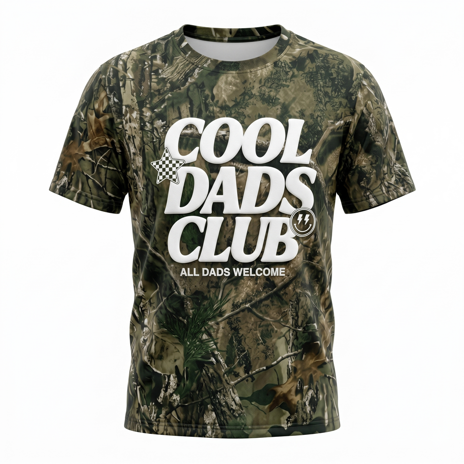 PUFF Camo Realtree Cool Dads Club T-shirt