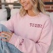 Personalized Embroidered Location Coordinates Sweatshirt